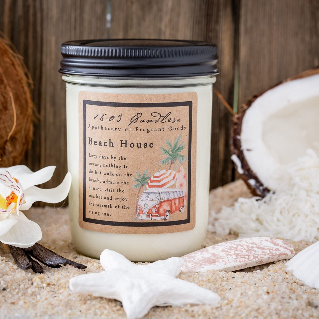 1803 14 Oz. Soy Candle Beach House