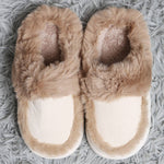 Faux Fur Suede Fuzzy Warm Slippers