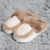 Faux Fur Suede Fuzzy Warm Slippers