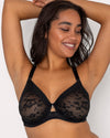 Curvy Couture No Show Lace Bra