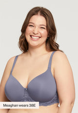 Pure Plus T-shirt Bra - Crystal Grey