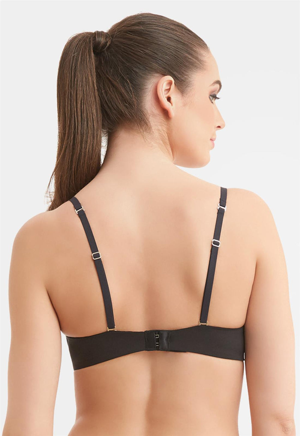 Black Montelle Wire Free T-Shirt Bra