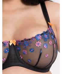 Curvy Kate Strawberry Crush Balcony black Bra